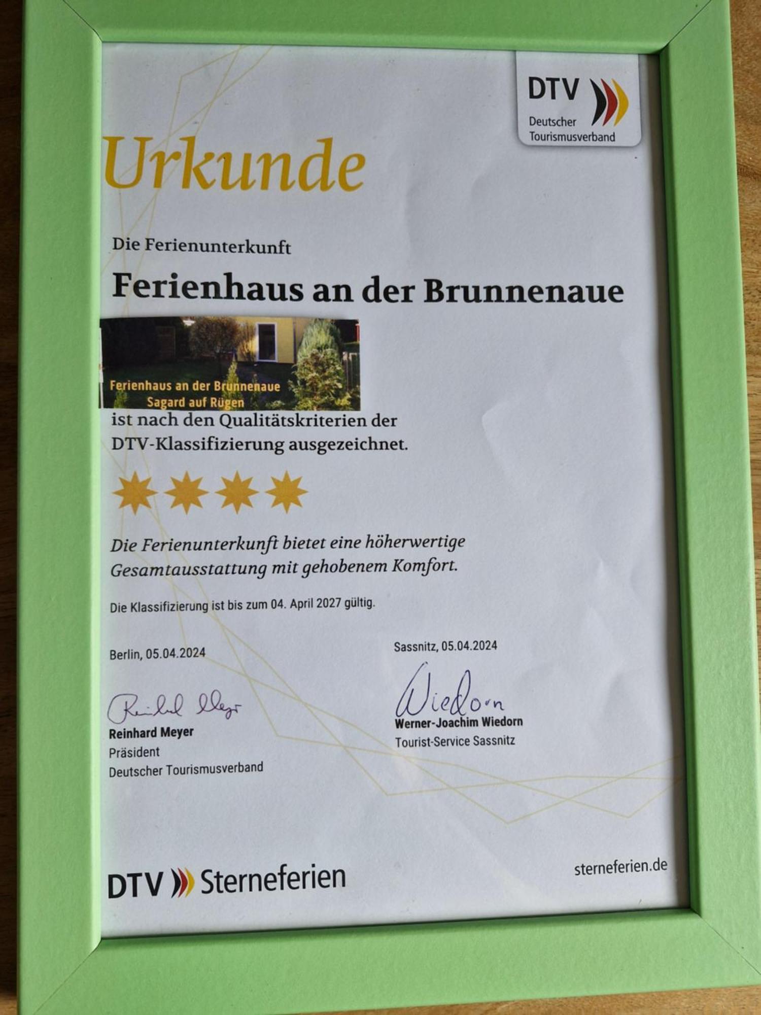 Ferienhaus An Der Brunnenaue 4 Sterne, E-Ladestation Am Haus, Wlan, Netflix, Garten Sagard Dış mekan fotoğraf